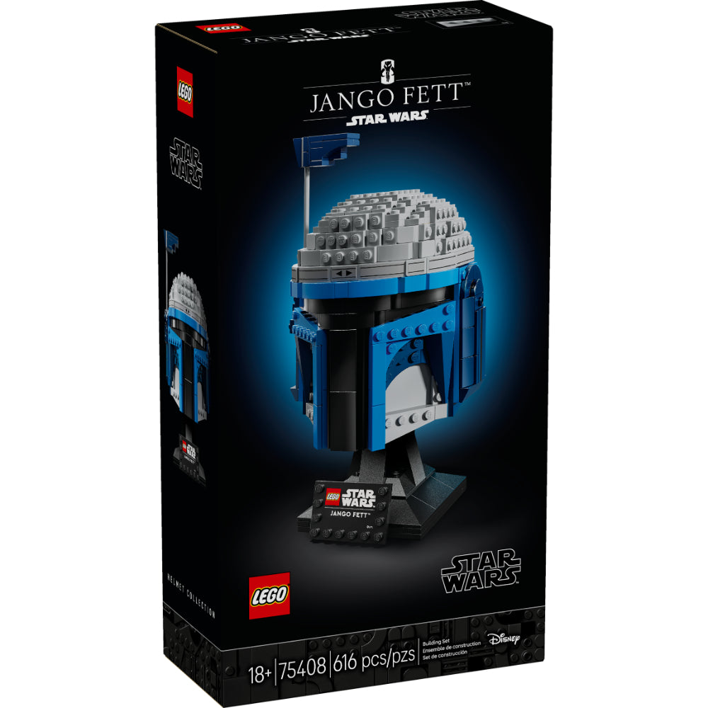Casco LEGO® Star Wars de Jango Fett con soporte de exhibición