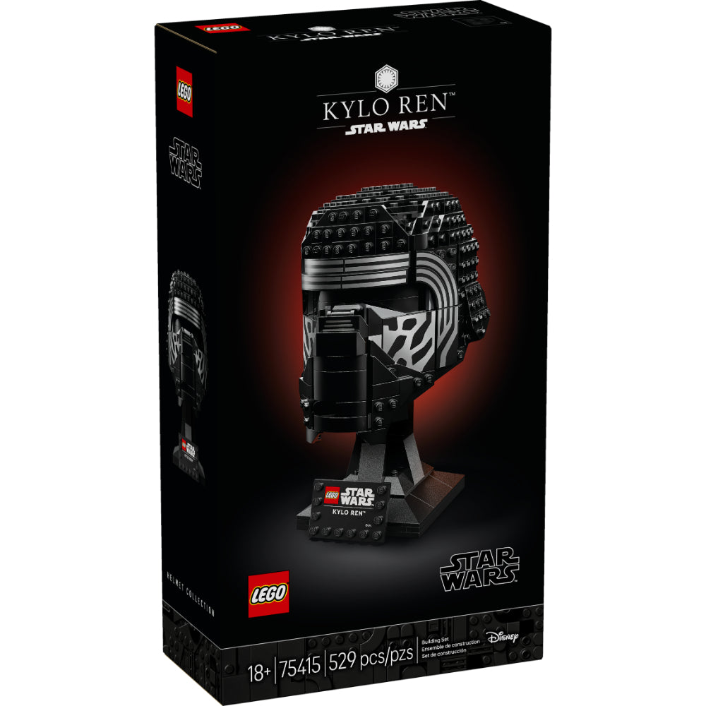 Casco LEGO® Star Wars de Kylo Ren para colección y exhibición