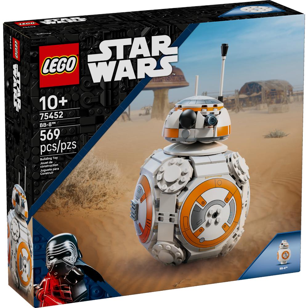 Figura LEGO® Star Wars BB-8 con cabeza giratoria y placa decorativa