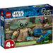 Set LEGO® Star Wars™ Hogar de Grogu 75443 con figura articulada de Grogu, chimenea, catapulta, rana de Sorgan y accesorios inspirados en Star Wars: The Mandalorian™.