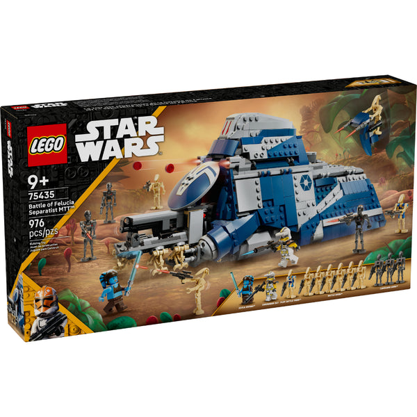 LEGO Star Wars MTT Separatista 75435 con plataforma de despliegue de droides, Aayla Secura, Comandante Bly y 976 piezas