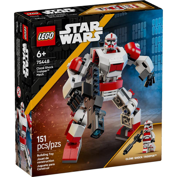 LEGO Star Wars Meca de Soldado Clon de Choque 75448 con minifigura de soldado clon y fusil bláster para niños desde 6 años