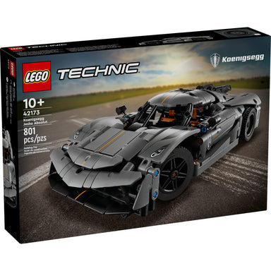 LEGO Technic Koenigsegg Jesko Absolut Gris 42173 con motor V8, puertas diédricas y 801 piezas