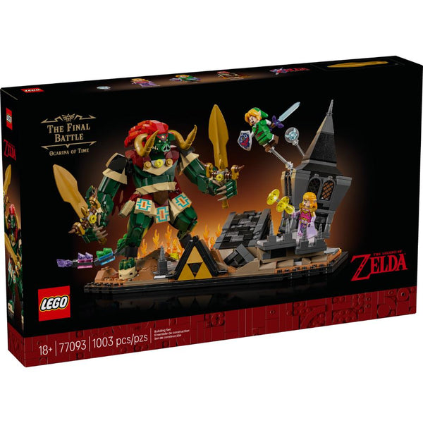 LEGO The Legend of Zelda Ocarina of Time El Combate Final 77093 con Link, Zelda, Ganondorf, Ganon, Navi y castillo en ruinas construible