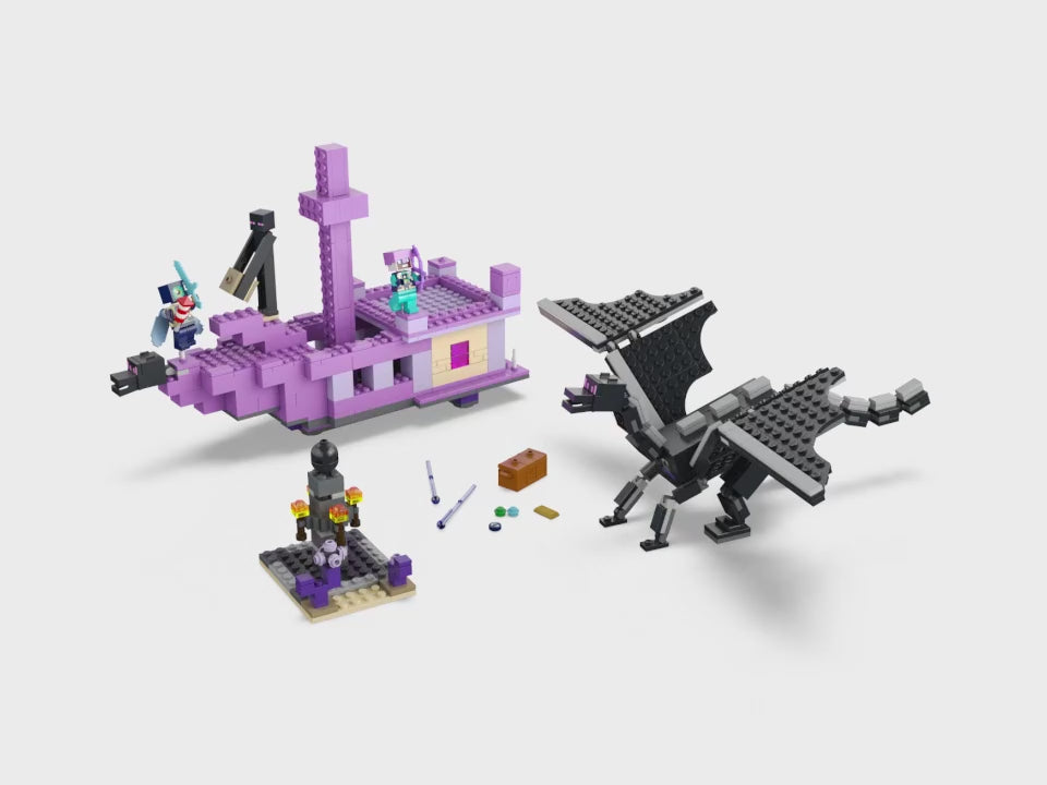 LEGO®Minecraft: El Dragón Ender Y El Barco Del End (21264)