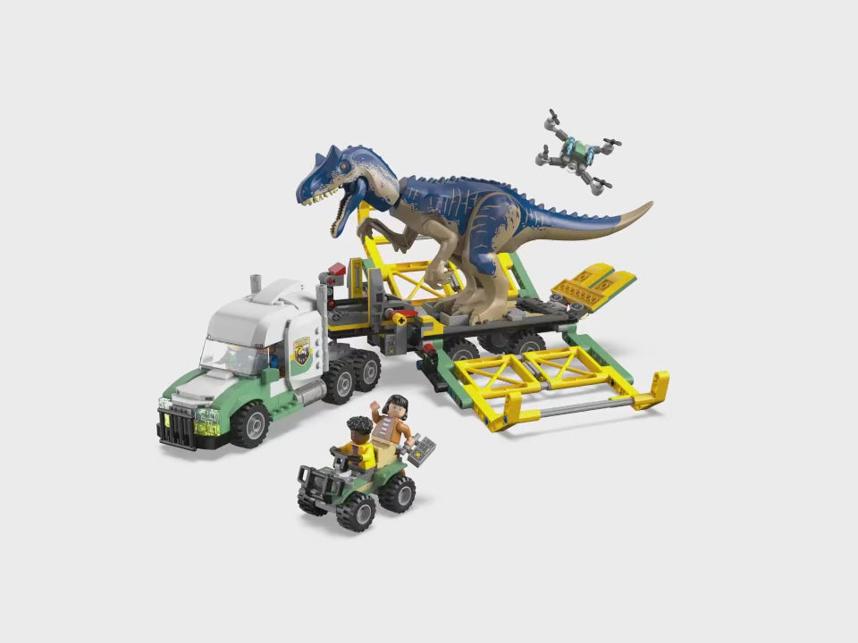 LEGO®Jurassic World: Misiones Dinosaurio: Camión De Transporte Del Allosaurus (76966)