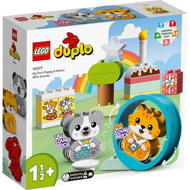 LEGO® Duplo® Mis Primeros Cachorrito Y Gatito Con Sonidos (10977)