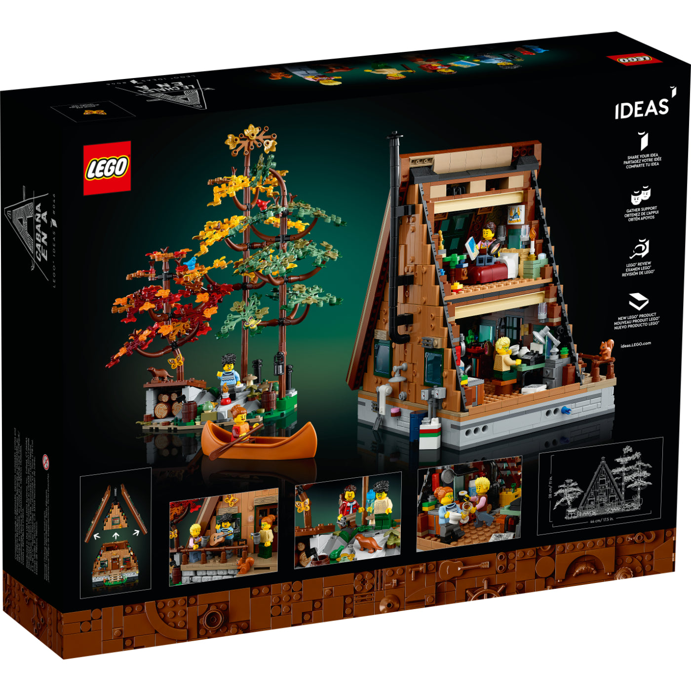 LEGO® Ideas Coleccionable De Una Cabaña Con Estructura En A (21338)