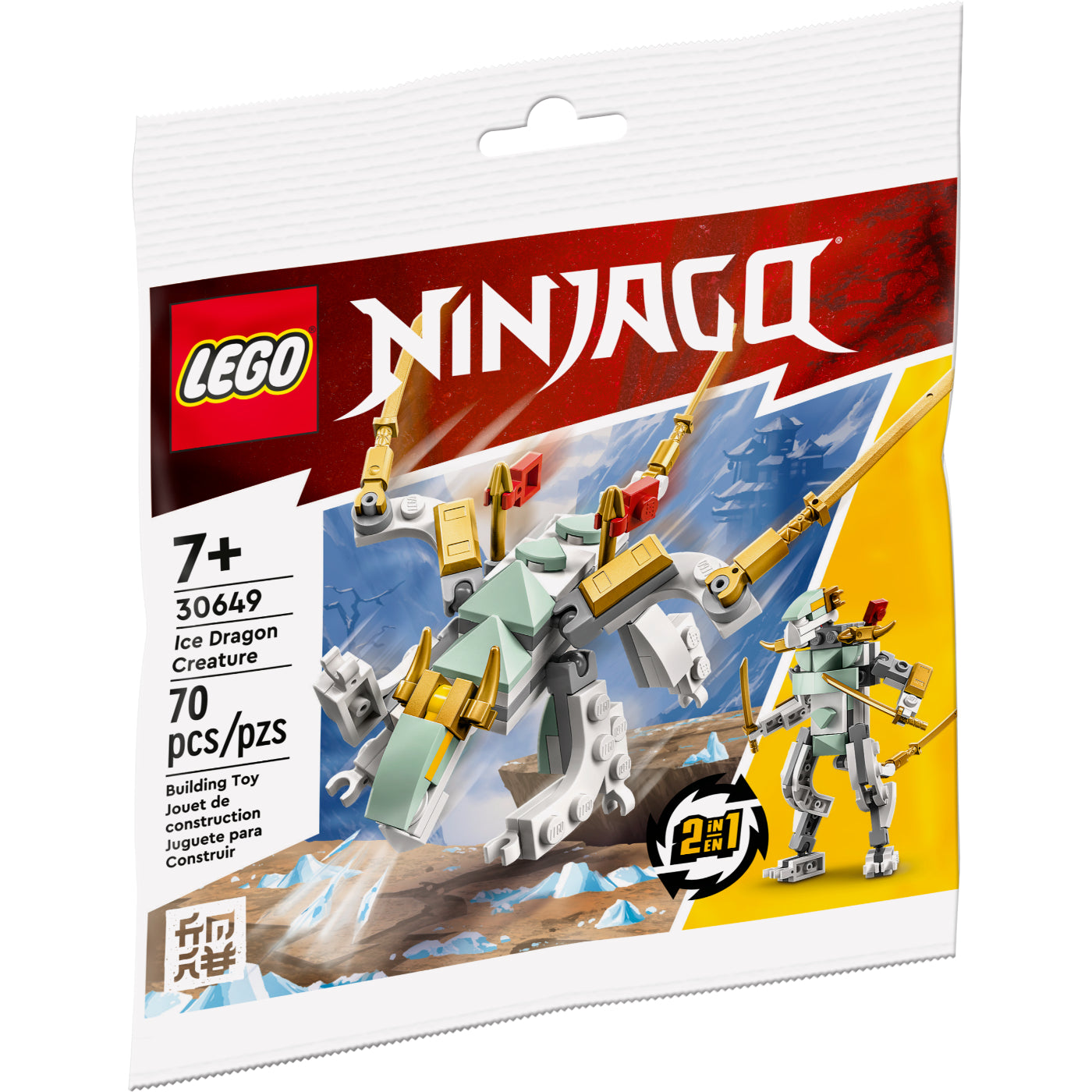 LEGO® NINJAGO® Criatura Dragón de Hielo (30649)