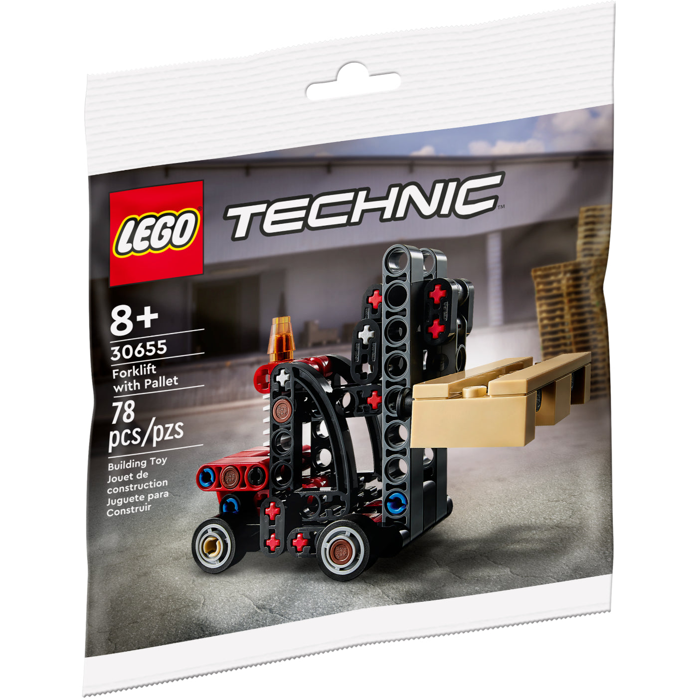 LEGO® Technic Carretilla Elevadora con Palé (30655)