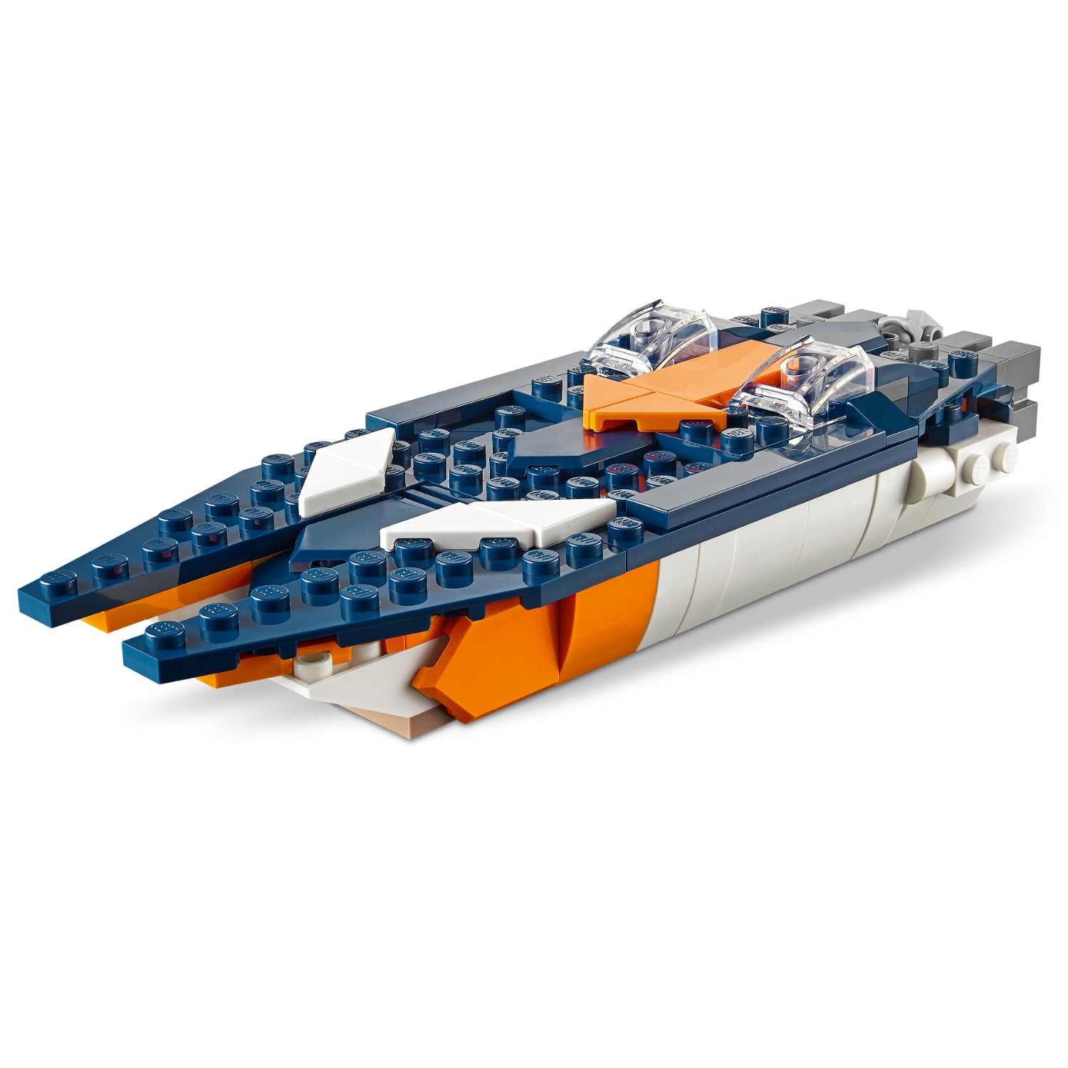 LEGO Creator 3 en 1 - Juego de juguete de avión supersónico, a helicóptero  a lancha de velocidad, 31126, modelos de vehículos construibles para niños