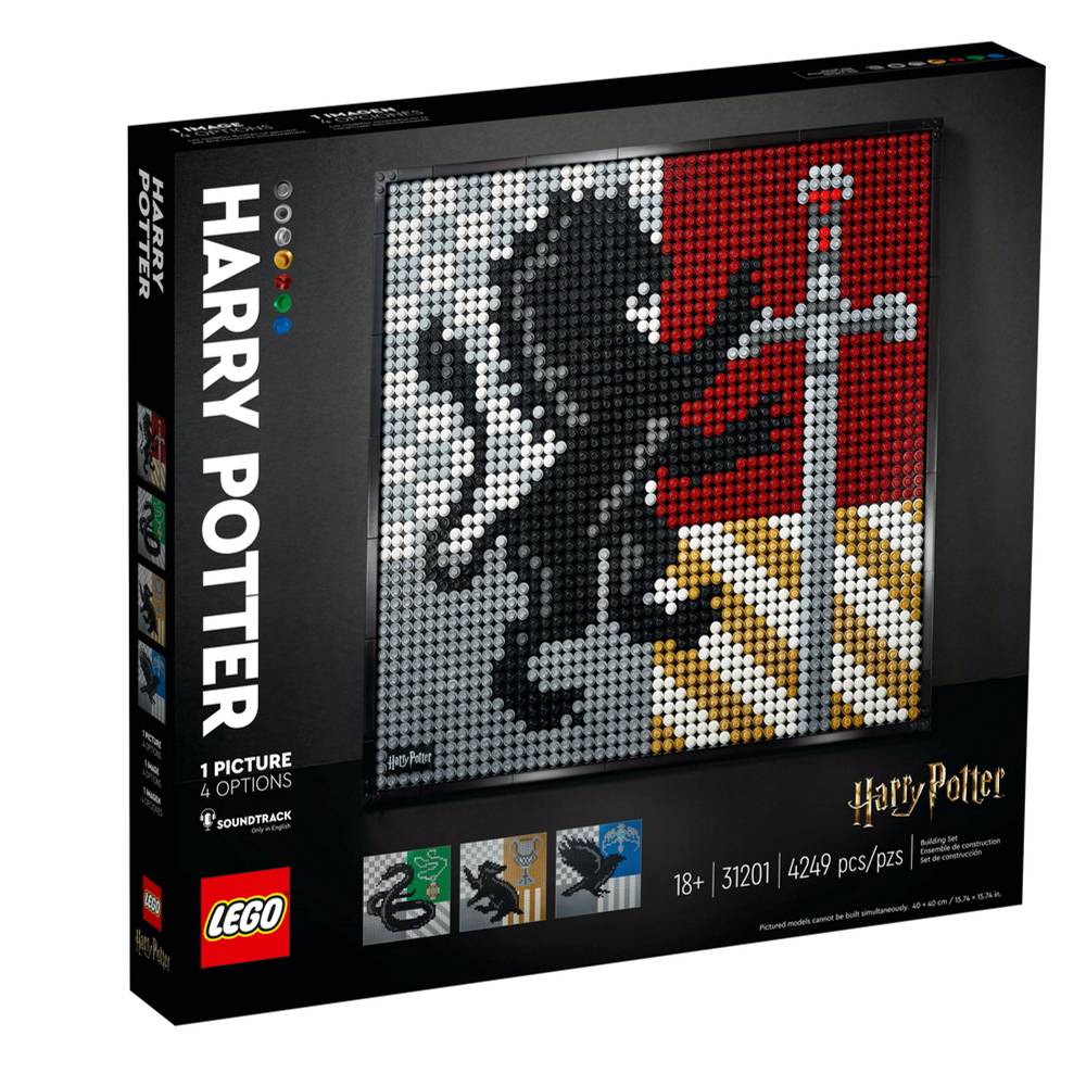 LEGO® Art Harry Potter™ Harry Potter Escudos De Hogwarts™ (31201)