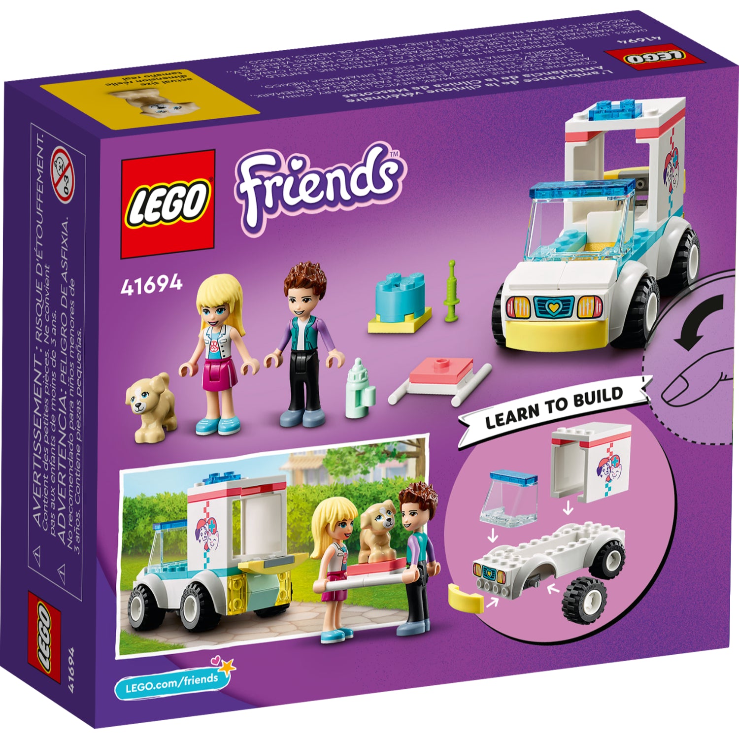 LEGO® Friends: Ambulancia de la Clínica de Mascotas (41694)