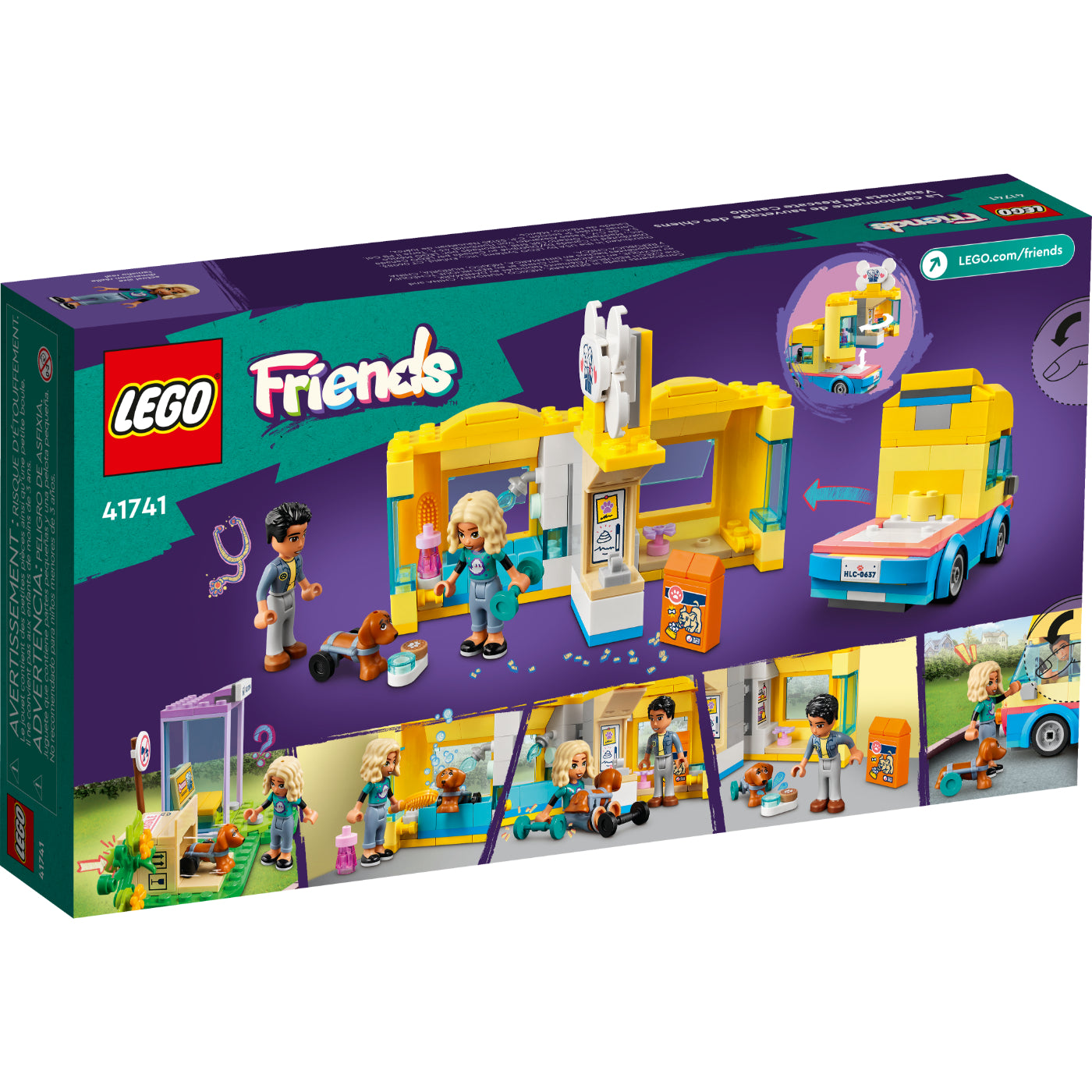 LEGO® Friends Furgoneta de Rescate de Perros (41741)
