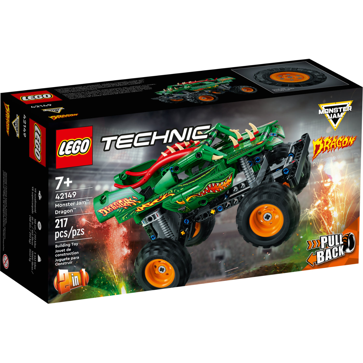 LEGO® Technic Monster Jam™ Dragon™ (42149)