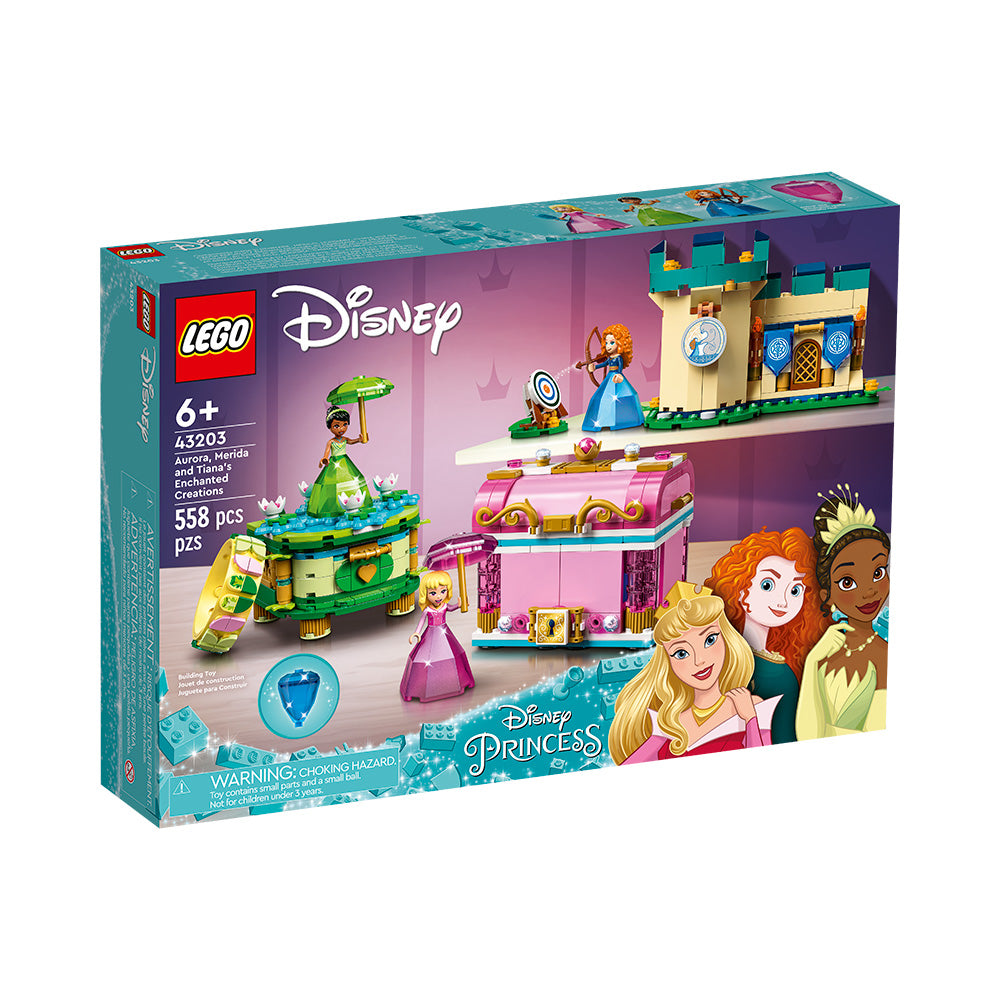 LEGO® Disney: Creaciones Encantadas de Aurora, Mérida y Tiana (43203)