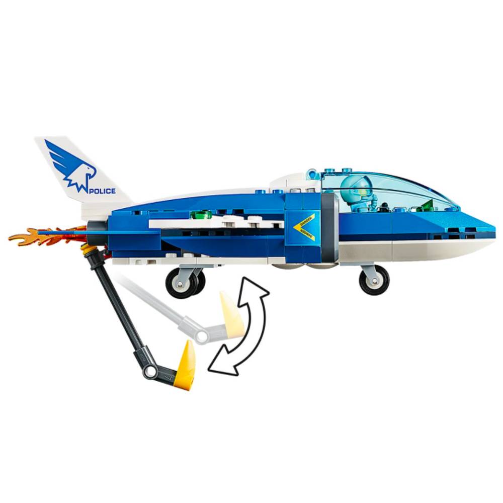 LEGO® Poicía Aérea Arresto de Ladrón Paracaidista (60208)
