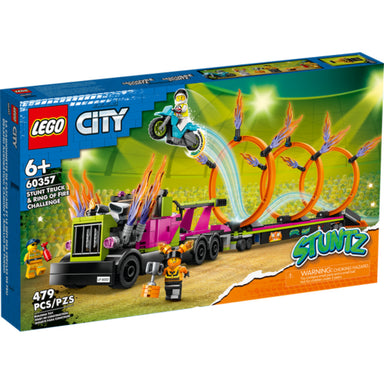 LEGO® City: Desafío Acrobático: Camión y Anillos de Fuego