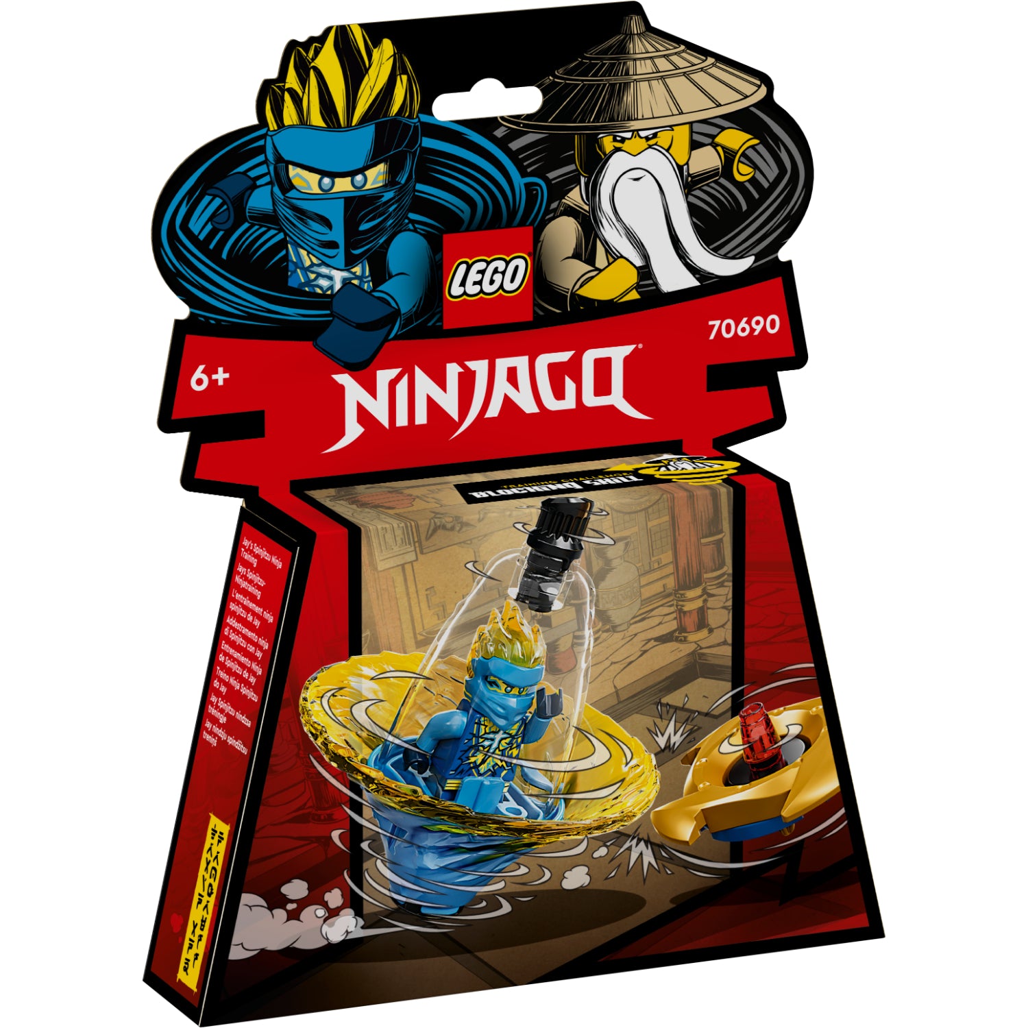 LEGO® NINJAGO®: Entrenamiento Ninja de Spinjitzu de Jay (70690)