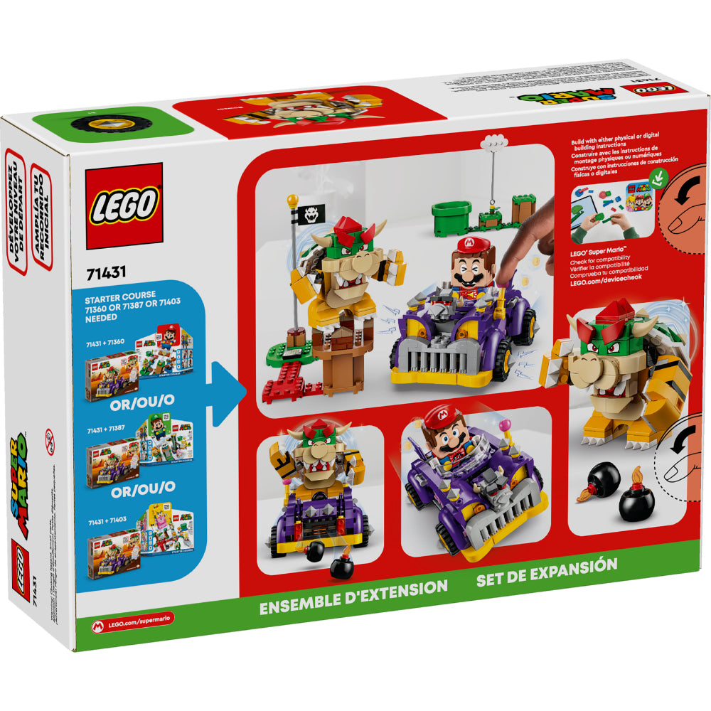 LEGO®Leaf 2020: Set de Expansión: Coche monstruoso de Bowser (71431)_003