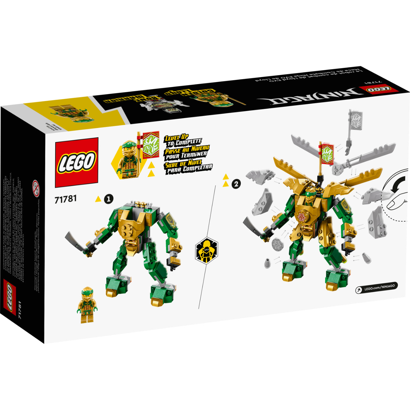 LEGO® NINJAGO® Meca De Combate Ninja Evo De Lloyd (71781)