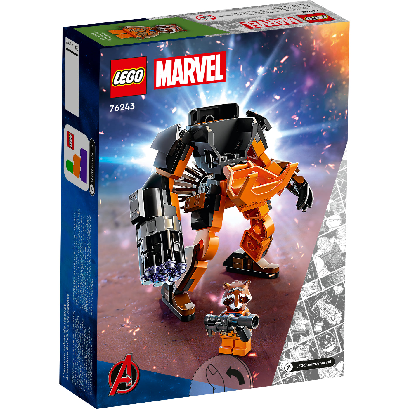 LEGO® Marvel Armadura Robótica de Rocket (76243)