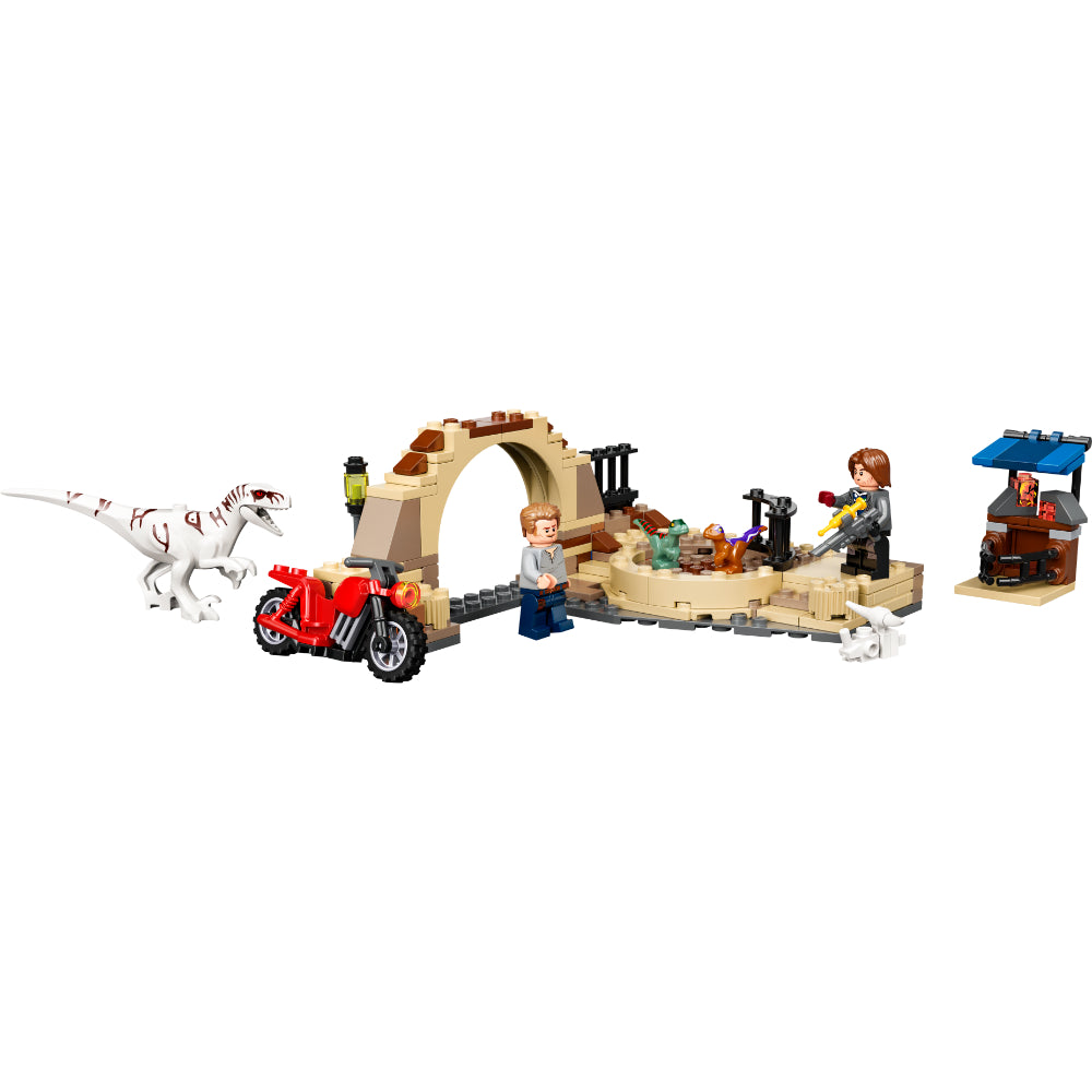 LEGO Jurassic World - Persecución en moto del dinosaurio Atrocirraptor -  76945, Lego Dino