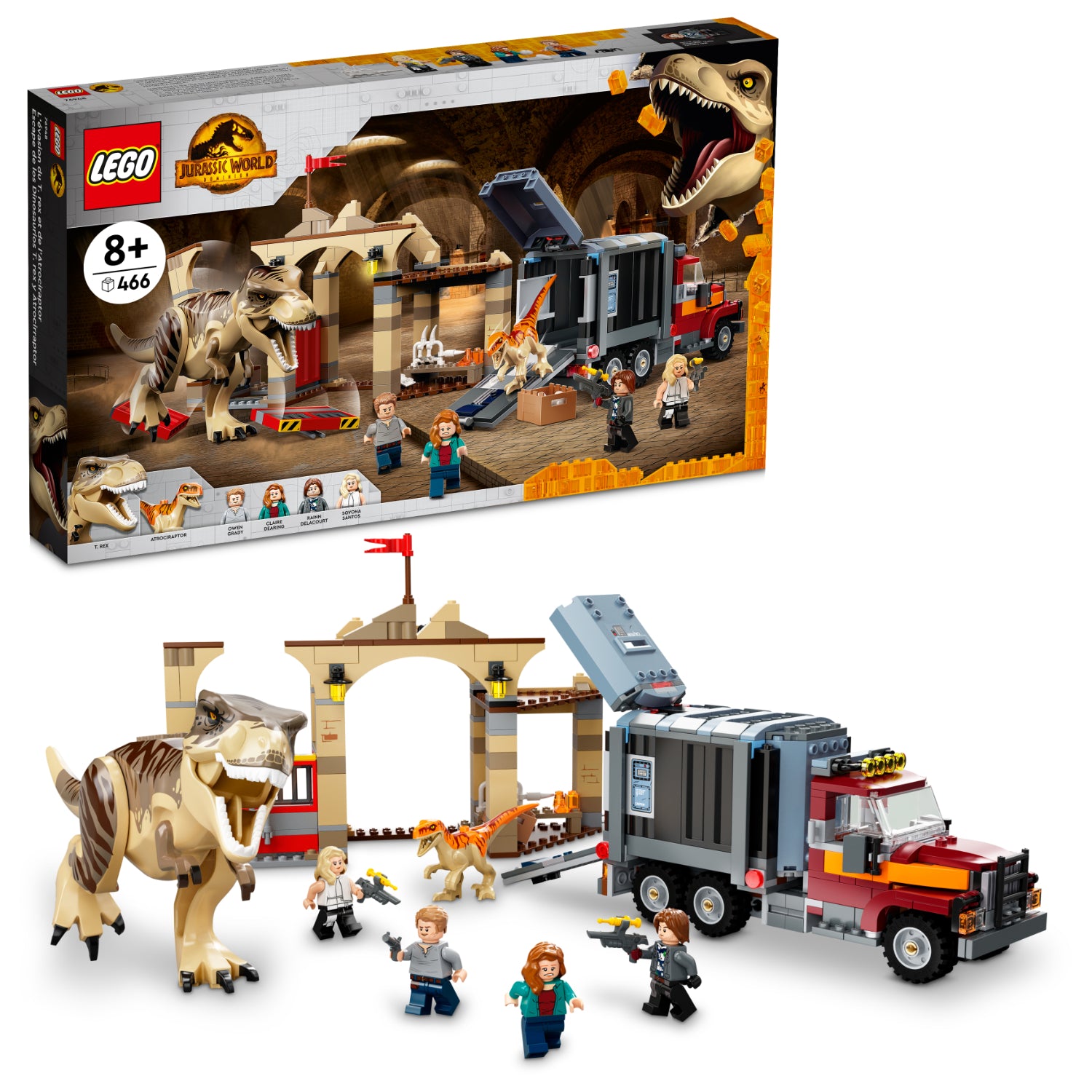 LEGO® Fuga De Los Dinosaurios T. Rex Y Atrocirraptor (76948)