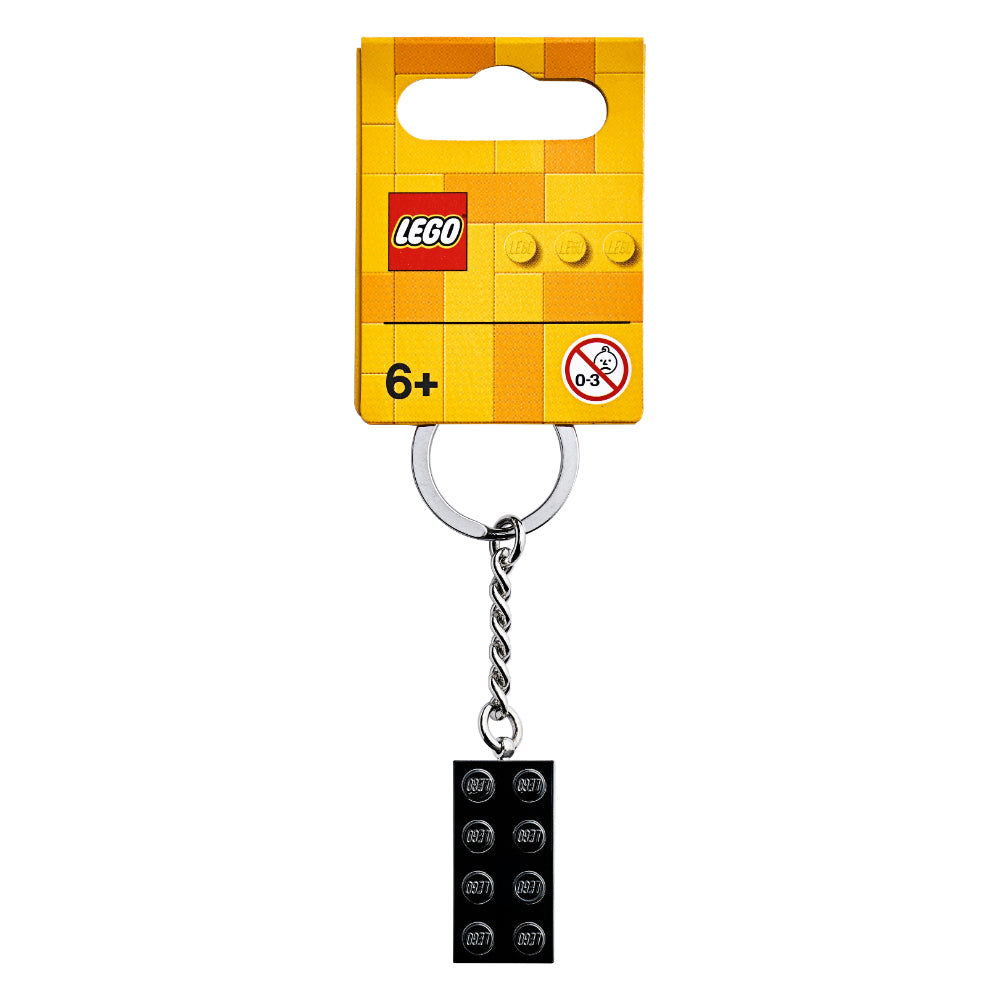 LEGO® Llavero Negro Metálico 2x4 (853992)