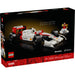 Set LEGO® Icons McLaren MP4/4 con minifigura de Ayrton Senna y base de exhibición coleccionable
