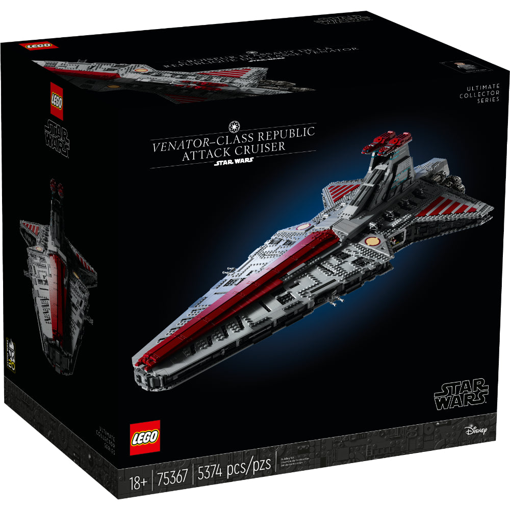 LEGO Star Wars Crucero de Ataque Clase Venator de la República 75367 Ultimate Collector Series