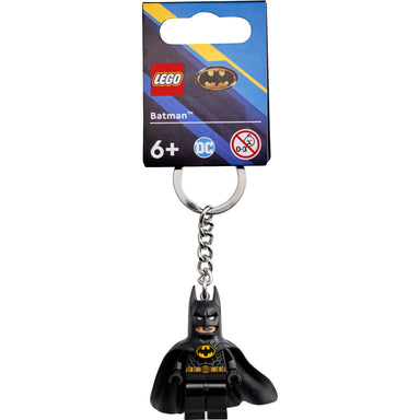 Llavero LEGO® DC Batman™ con minifigura de Batman y anillo metálico resistente